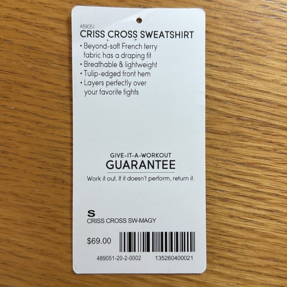 Athleta Criss Cross Sweatshirt - Picture 6 of 6